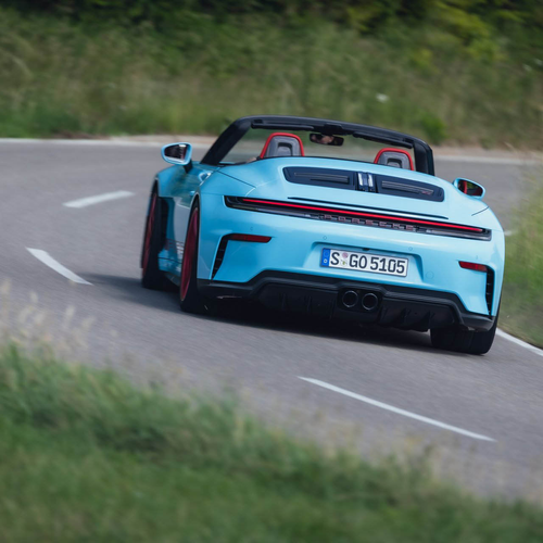 2027 Porsche 911 GT3 S-C 992 ll Olymp Blue Rear View