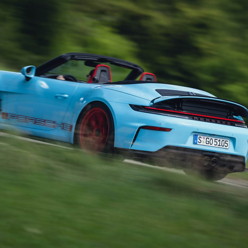 2027 Porsche 911 GT3 S-C 992 ll Olymp Blue Rear View