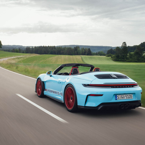 2027 Porsche 911 GT3 S-C 992 ll Olymp Blue Rear View