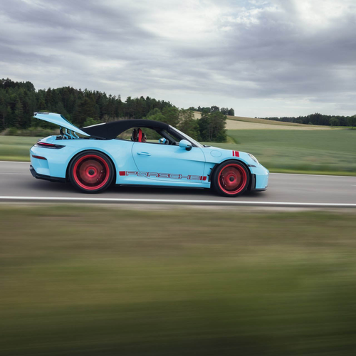 2027 Porsche 911 GT3 S-C 992 ll Olymp Blue Side View
