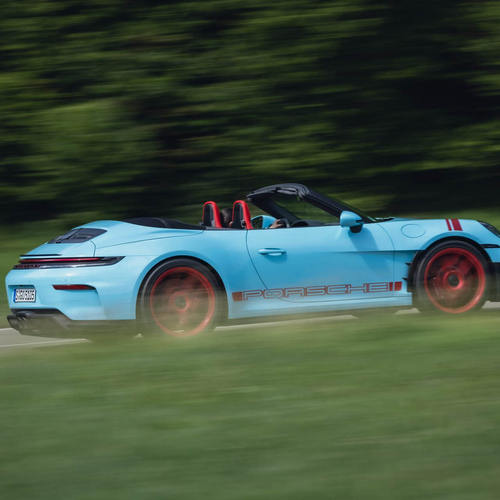 2027 Porsche 911 GT3 S-C 992 ll Olymp Blue Side View