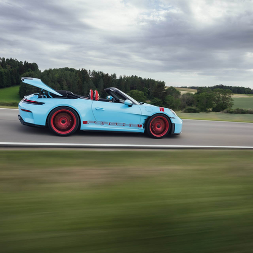 2027 Porsche 911 GT3 S-C 992 ll Olymp Blue Side View