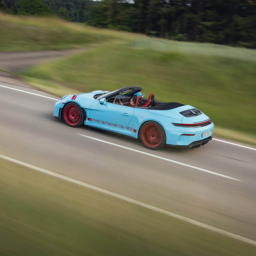 2027 Porsche 911 GT3 S-C 992 ll Olymp Blue Rear View