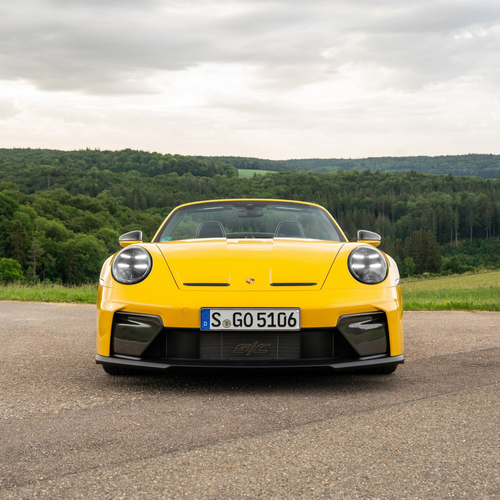 2027 Porsche 911 GT3 S-C 992 ll Speed Yellow Front View