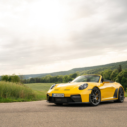 2027 Porsche 911 GT3 S-C 992 ll Speed Yellow Front View