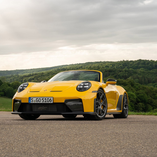 2027 Porsche 911 GT3 S-C 992 ll Speed Yellow Front View