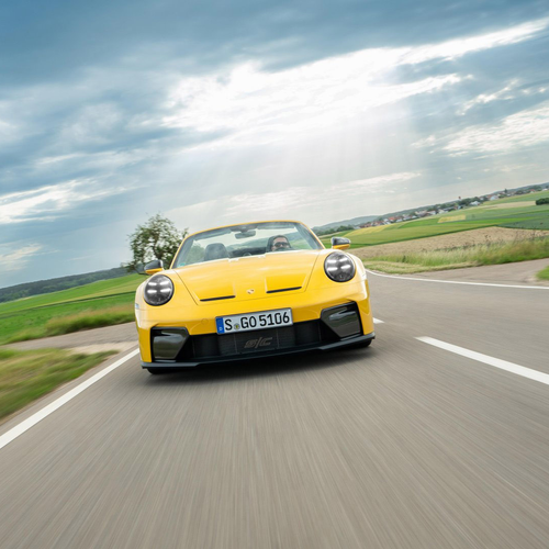 2027 Porsche 911 GT3 S-C 992 ll Speed Yellow Front View