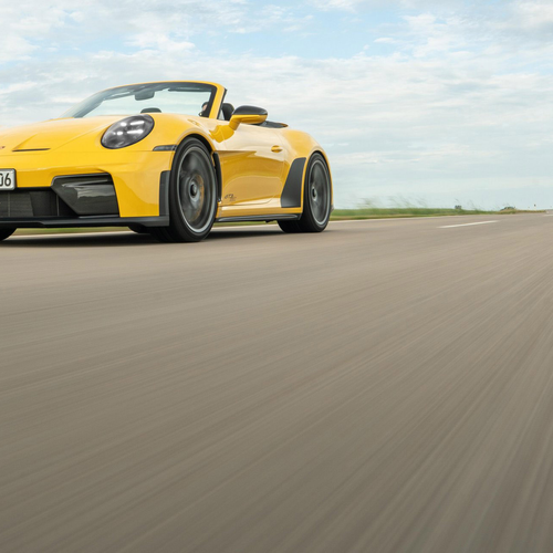2027 Porsche 911 GT3 S-C 992 ll Speed Yellow Front View