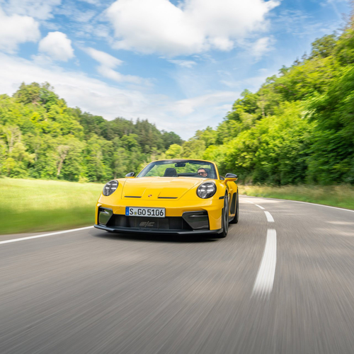 2027 Porsche 911 GT3 S-C 992 ll Speed Yellow Front View