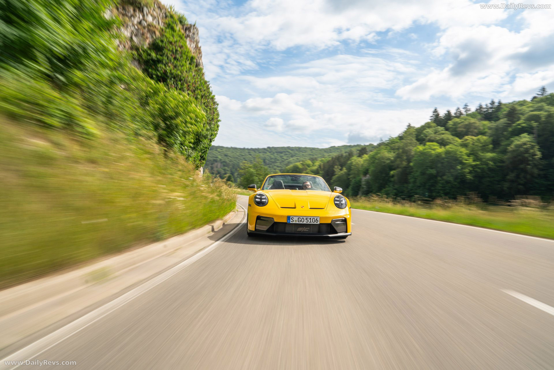 2027 Porsche 911 GT3 S-C 992 ll Speed Yellow Front View