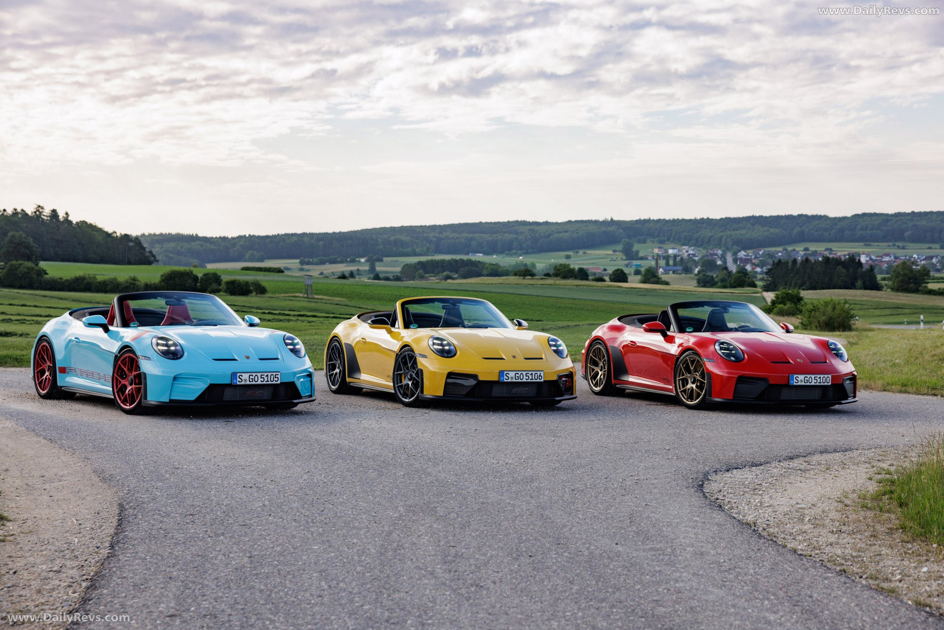 2027 Porsche 911 GT3 S-C 992 ll Speed Yellow Front View