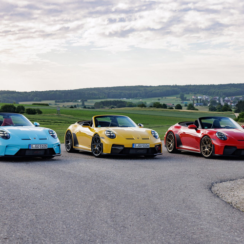 2027 Porsche 911 GT3 S-C 992 ll Speed Yellow Front View