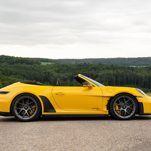 2027 Porsche 911 GT3 S-C 992 ll Speed Yellow Side View