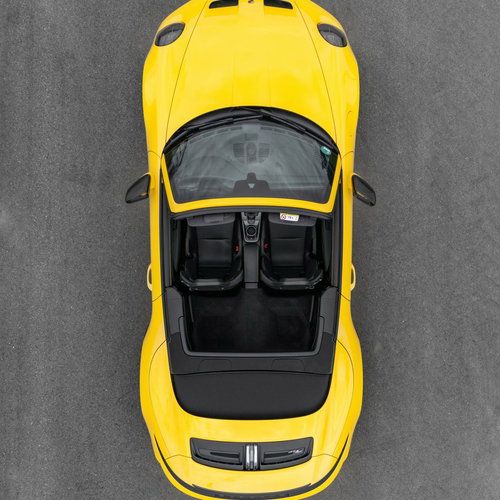 2027 Porsche 911 GT3 S-C 992 ll Speed Yellow Top View