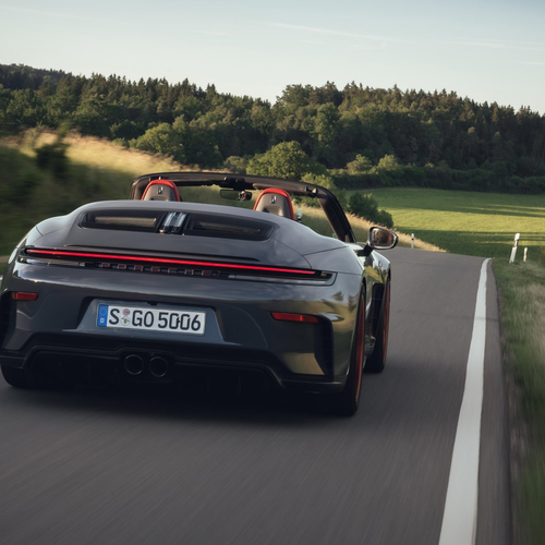 2027 Porsche 911 GT3 S-C 992 ll Slate Grey Neo Rear View