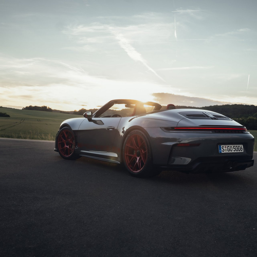 2027 Porsche 911 GT3 S-C 992 ll Slate Grey Neo Rear View