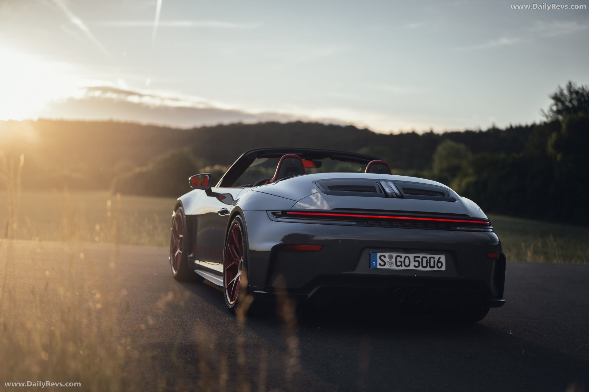 2027 Porsche 911 GT3 S-C 992 ll Slate Grey Neo Rear View