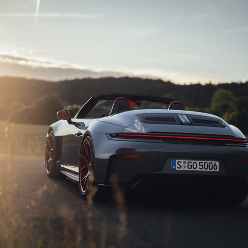 2027 Porsche 911 GT3 S-C 992 ll Slate Grey Neo Rear View