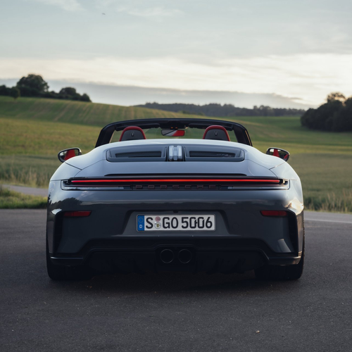 2027 Porsche 911 GT3 S-C 992 ll Slate Grey Neo Rear View