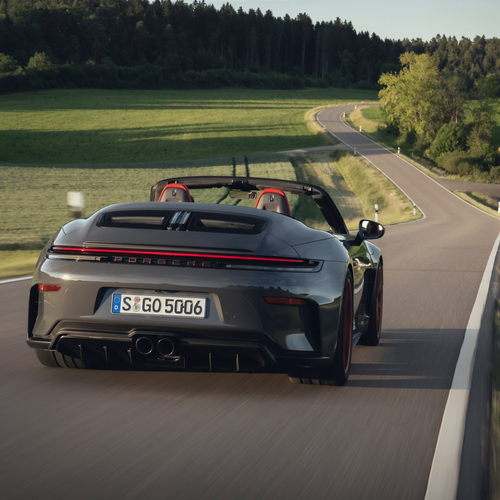 2027 Porsche 911 GT3 S-C 992 ll Slate Grey Neo Rear View