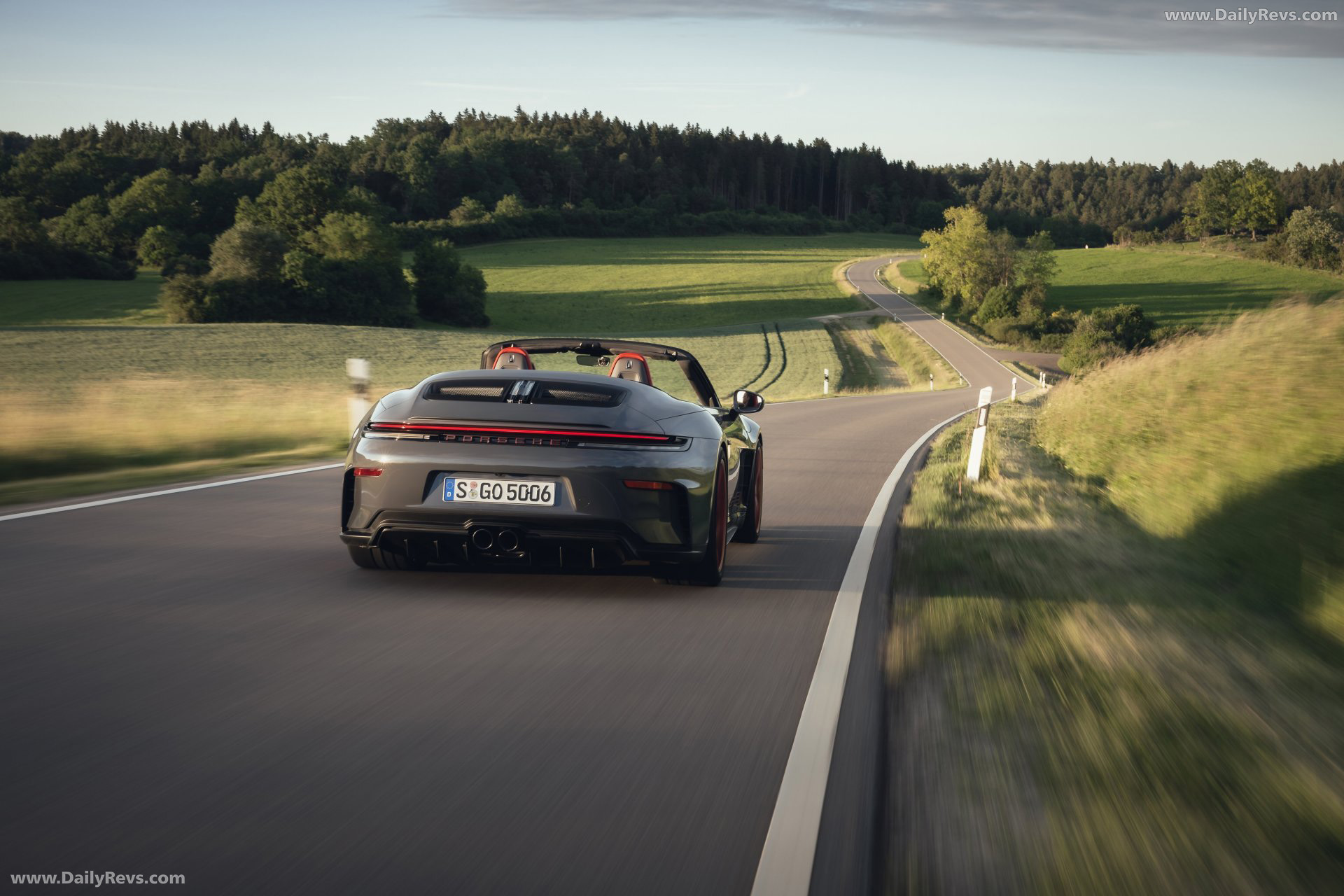 2027 Porsche 911 GT3 S-C 992 ll Slate Grey Neo Rear View