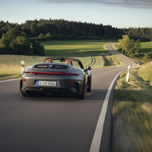 2027 Porsche 911 GT3 S-C 992 ll Slate Grey Neo Rear View