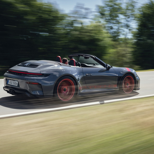 2027 Porsche 911 GT3 S-C 992 ll Slate Grey Neo Rear View
