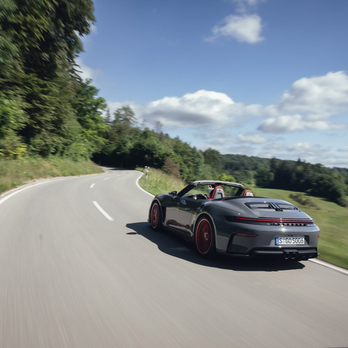2027 Porsche 911 GT3 S-C 992 ll Slate Grey Neo Rear View