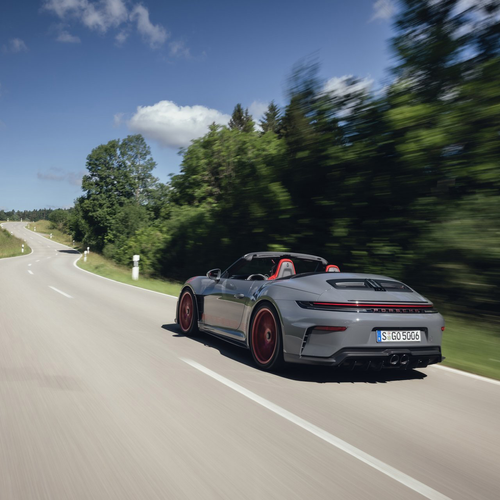 2027 Porsche 911 GT3 S-C 992 ll Slate Grey Neo Rear View