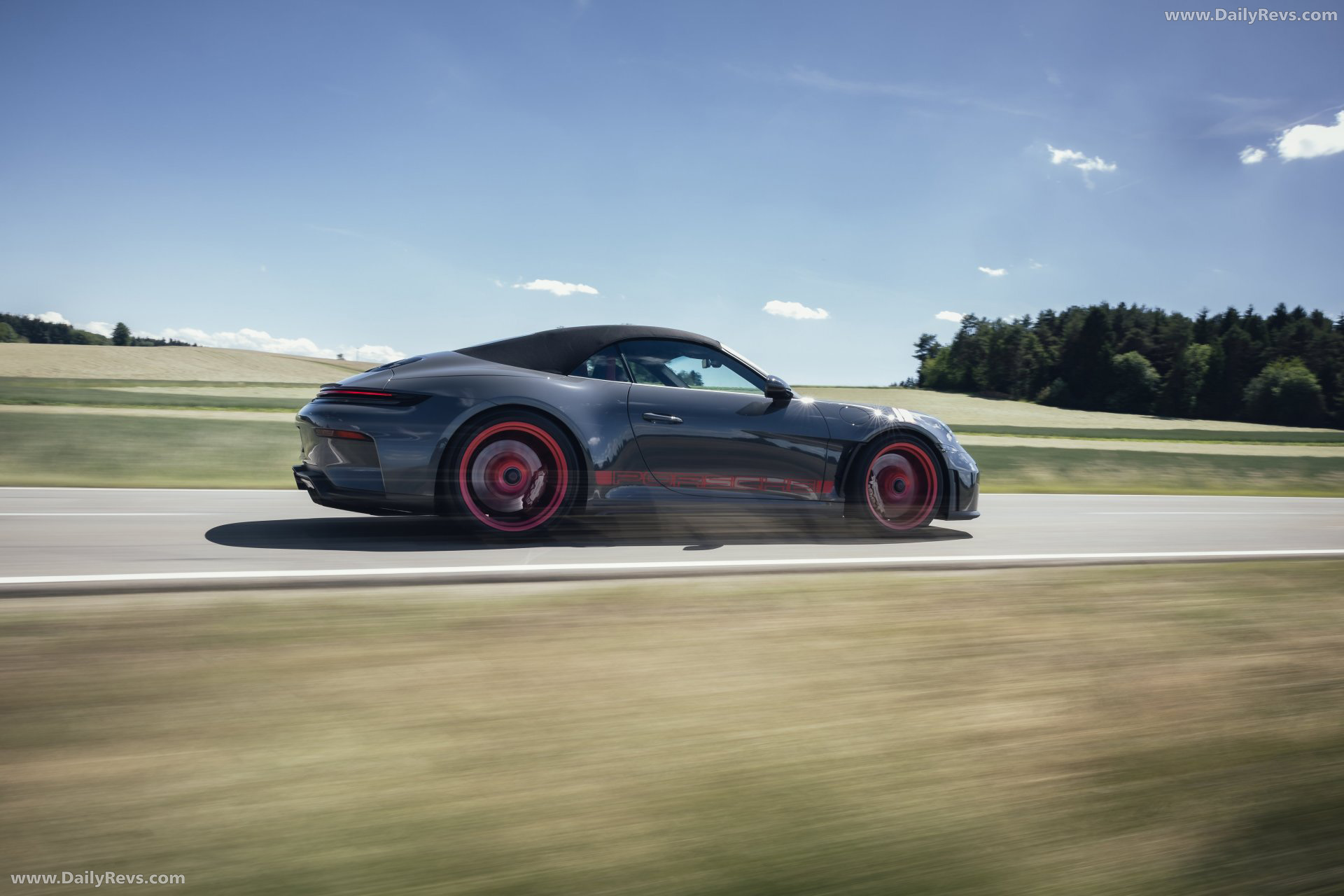 2027 Porsche 911 GT3 S-C 992 ll Slate Grey Neo Side View