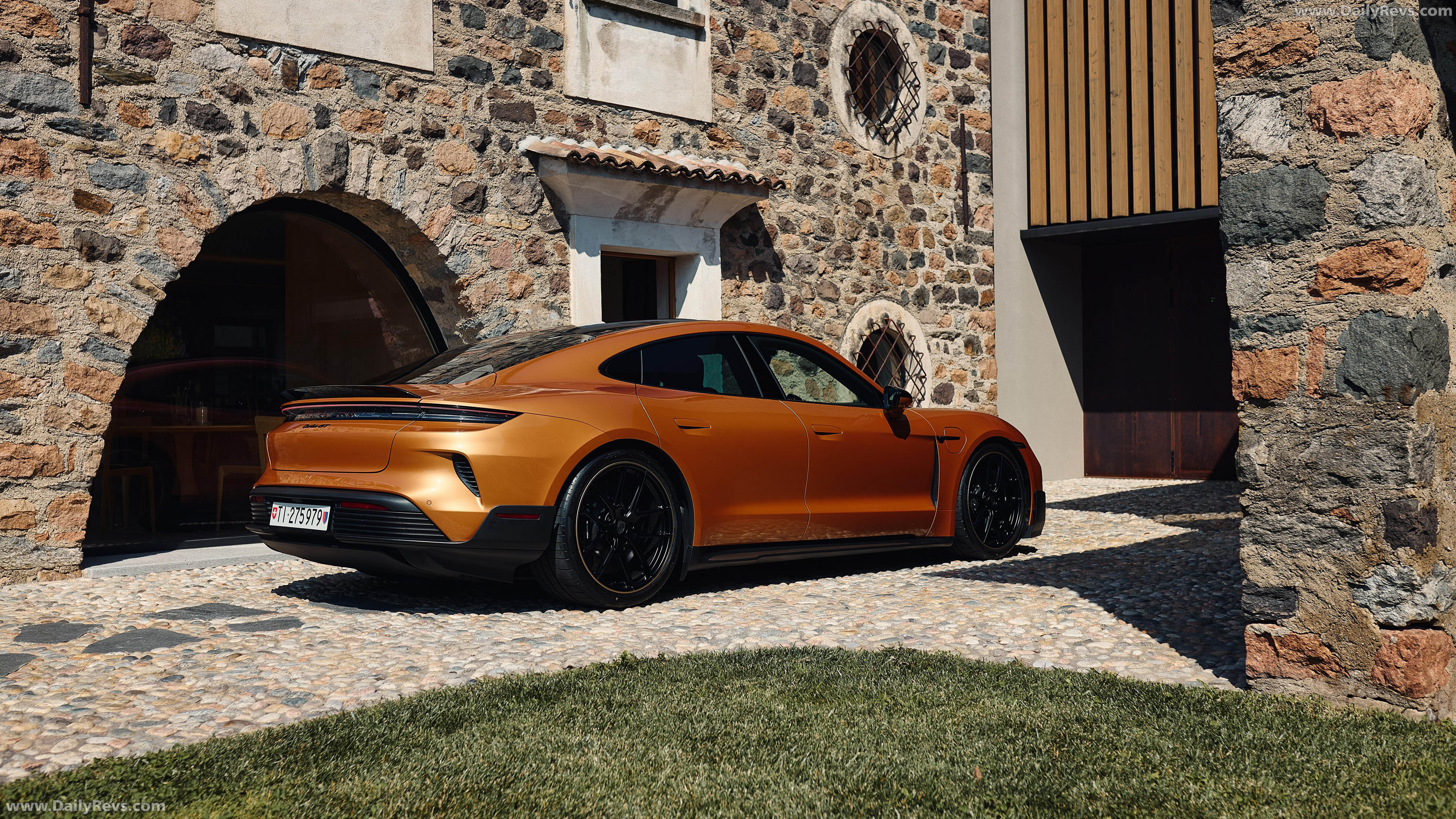 2027 Porsche Taycan Turbo GT Sonderwunsch J1 II Rear View