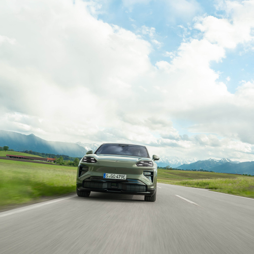 2027 Porsche Cayenne Turbo Coupe Electric E4 Monteverde Front View