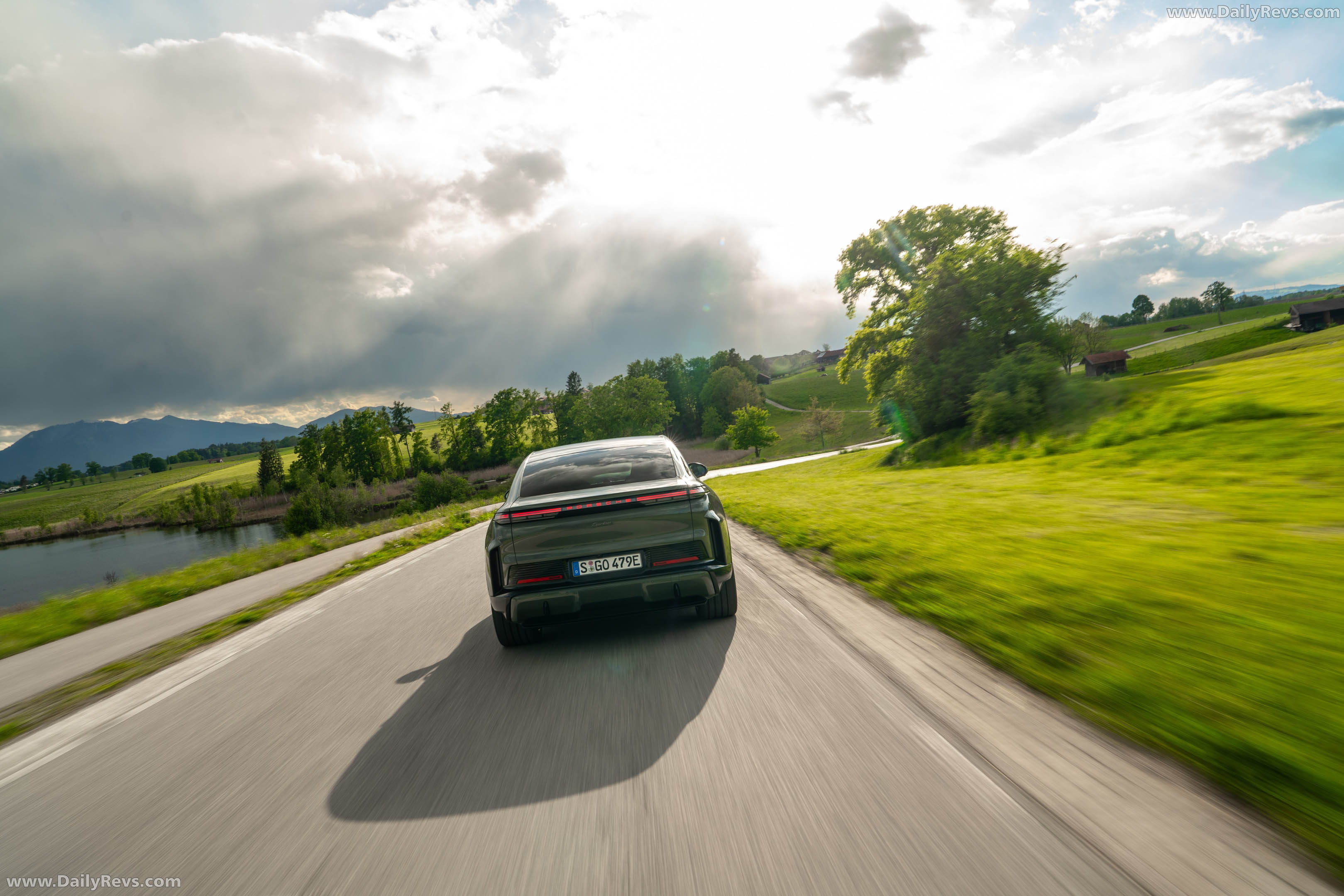 2027 Porsche Cayenne Turbo Coupe Electric E4 Monteverde Rear View