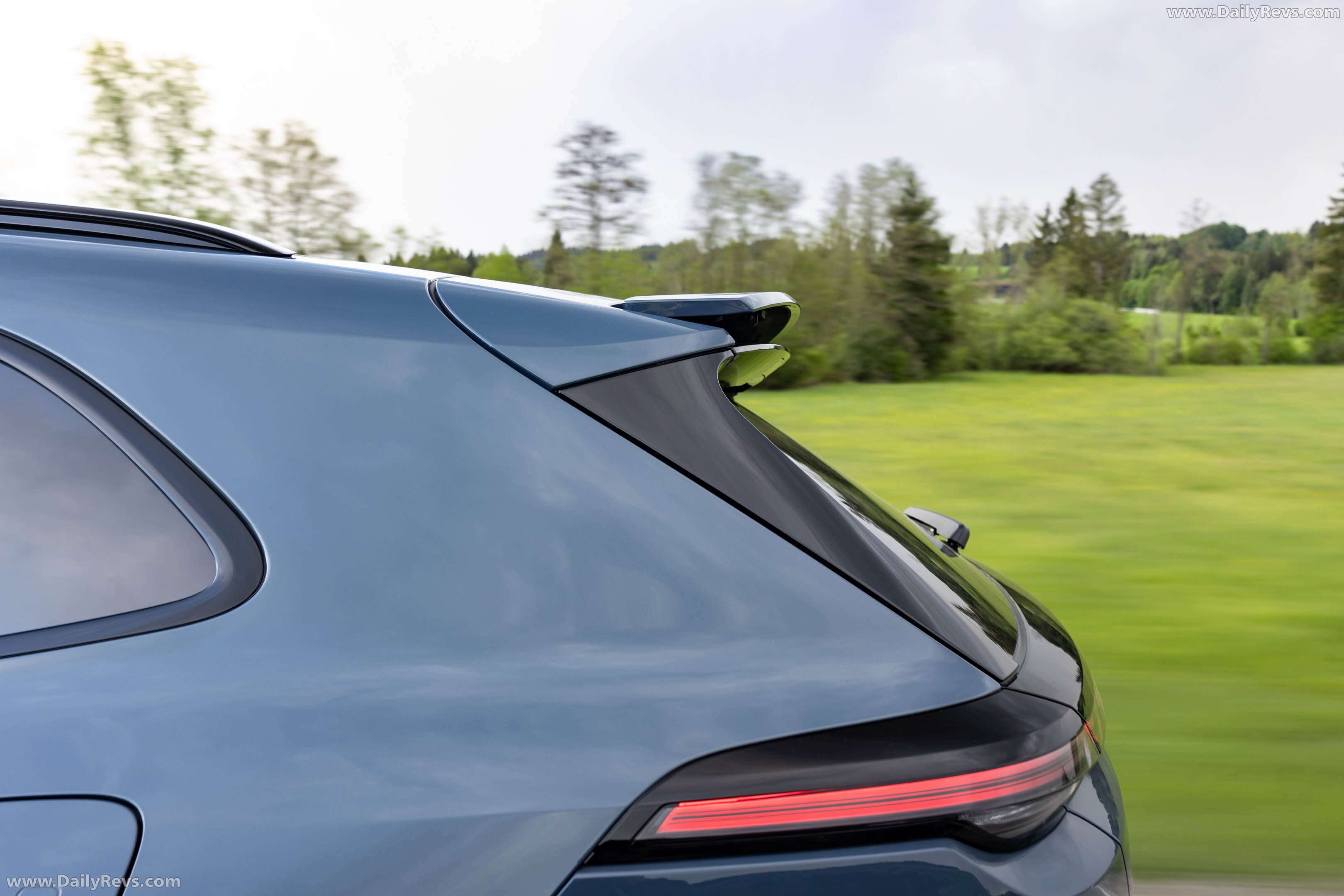 2027 Porsche Cayenne S Electric E4 Pale Blue Exterior
