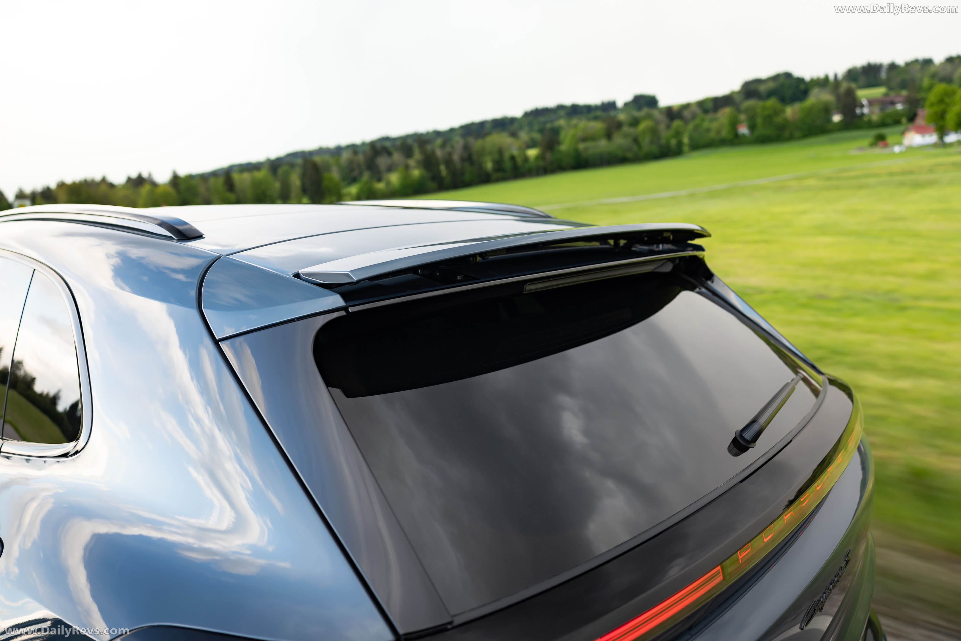 2027 Porsche Cayenne S Electric E4 Pale Blue Exterior