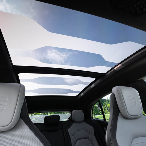2027 Porsche Cayenne S Electric E4 Pale Blue Interior