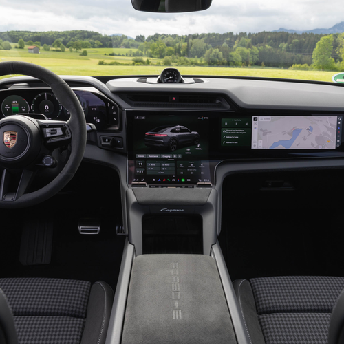 2027 Porsche Cayenne Coupe Electric E4 Slate Grey Interior