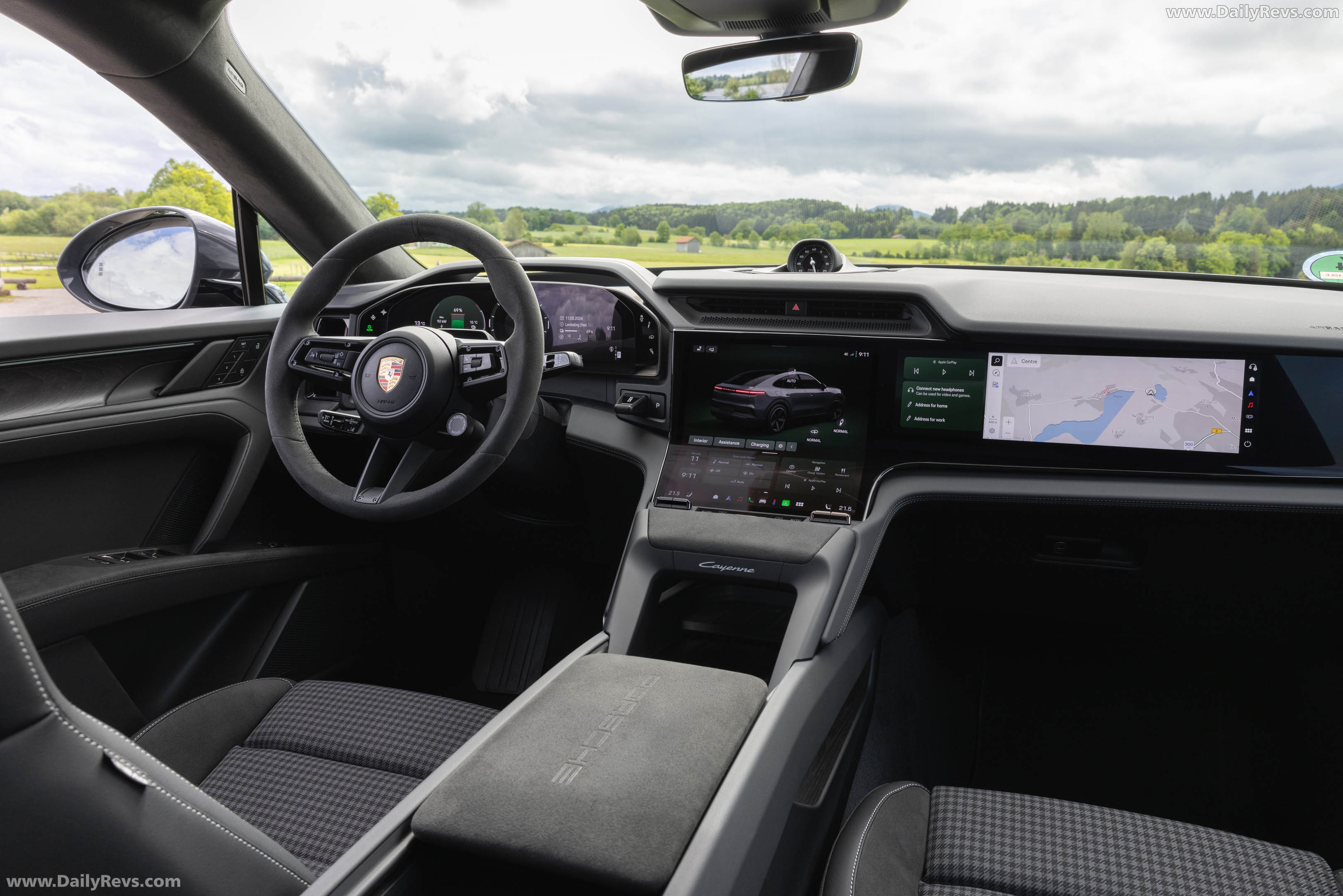 2027 Porsche Cayenne Coupe Electric E4 Slate Grey Interior