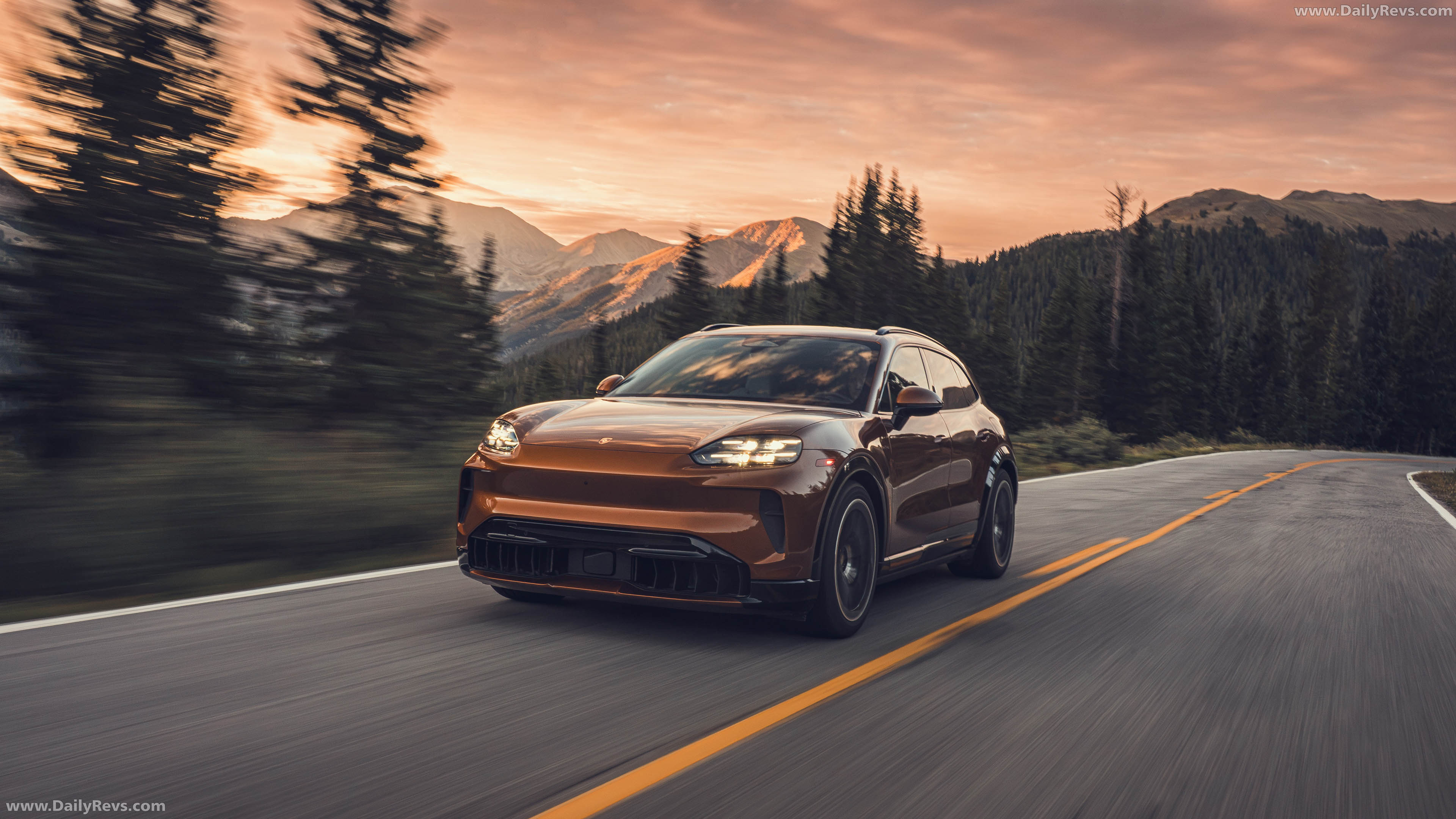 2027 Porsche Cayenne Electric E4 US Version Front View
