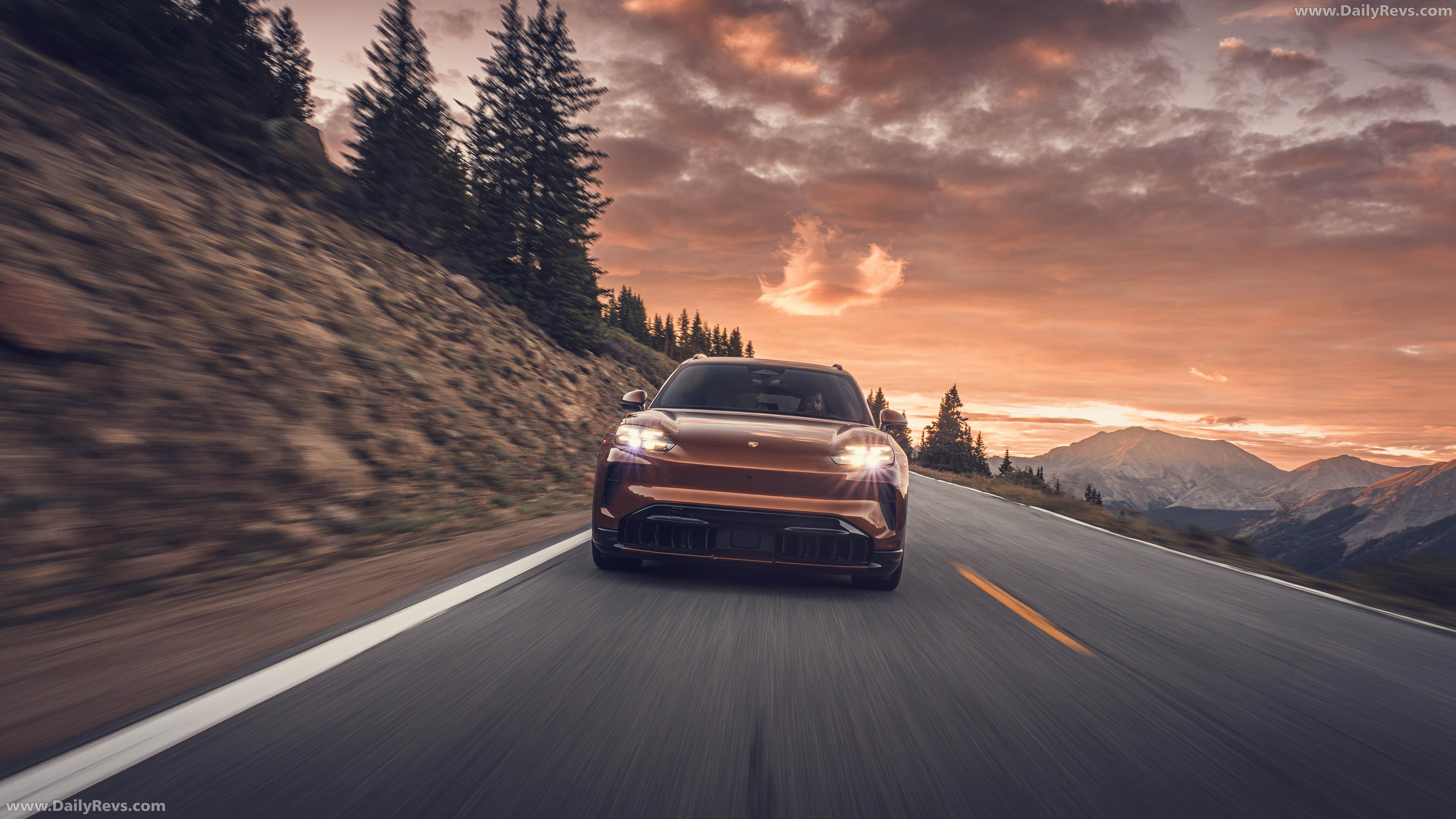 2027 Porsche Cayenne Electric E4 US Version Front View