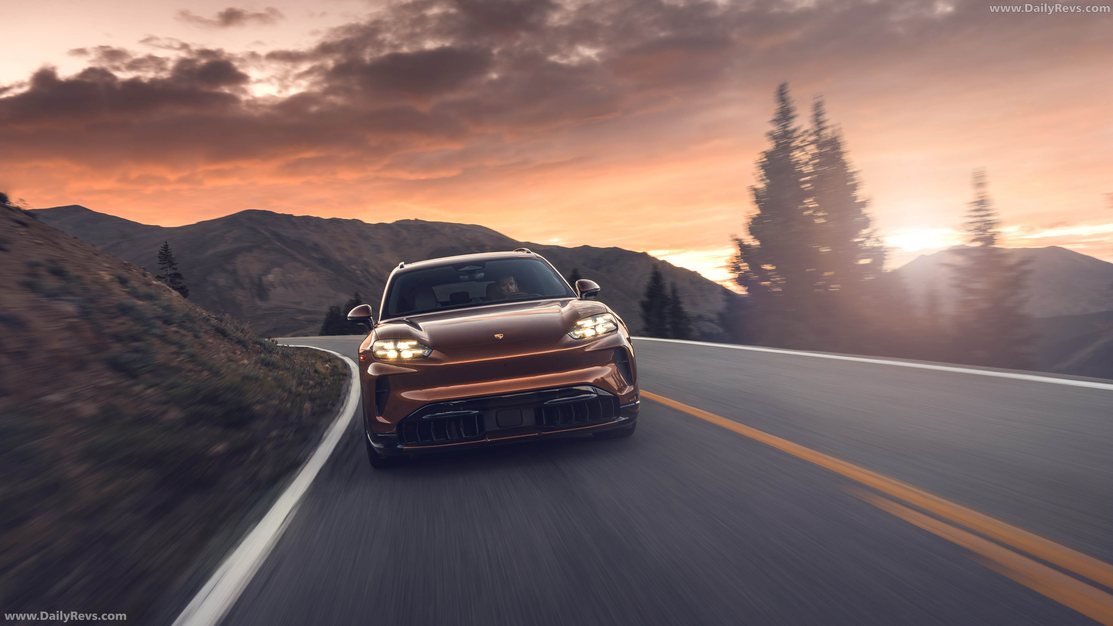 2027 Porsche Cayenne Electric E4 US Version Front View