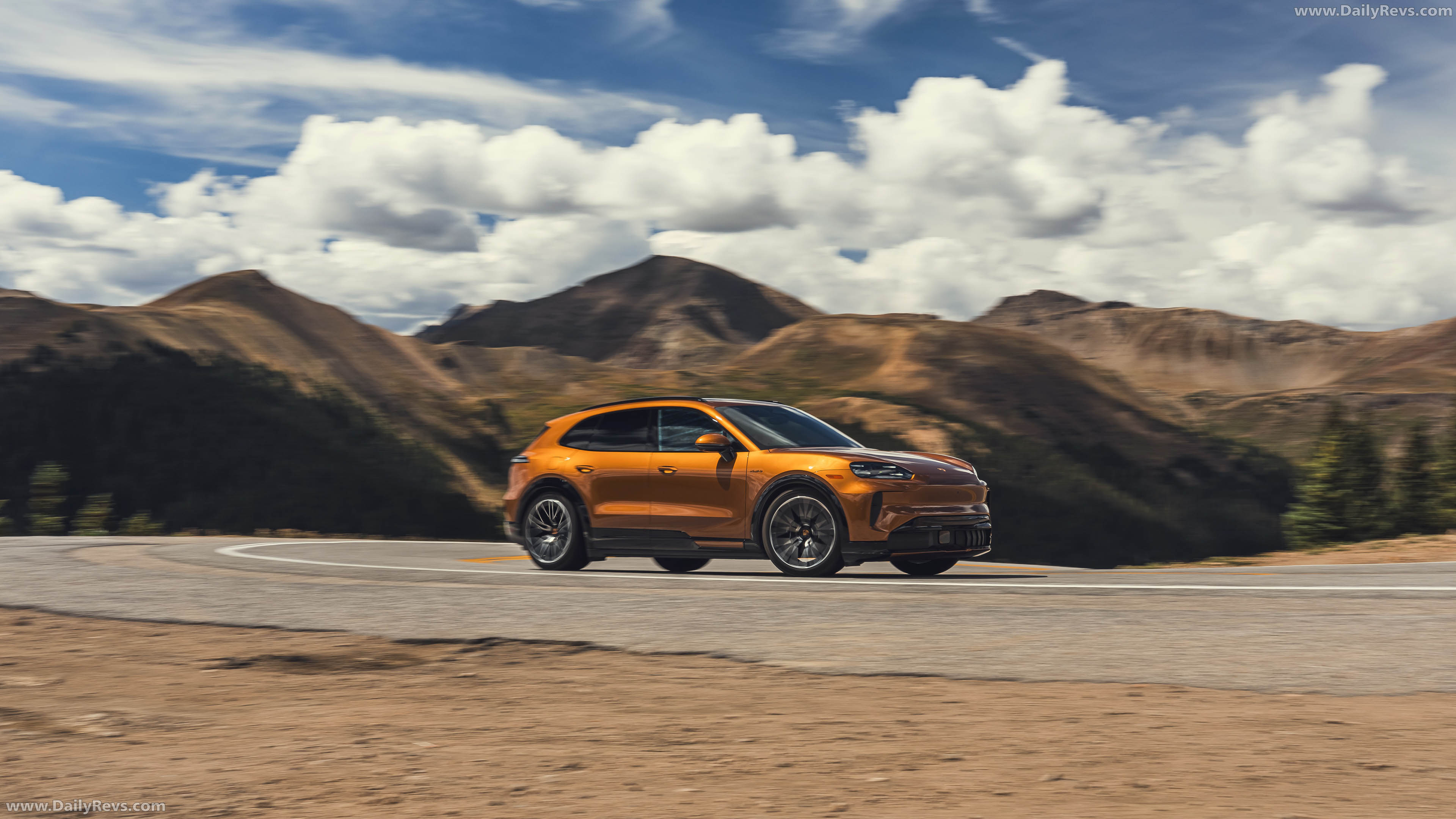2027 Porsche Cayenne Electric E4 US Version Front View