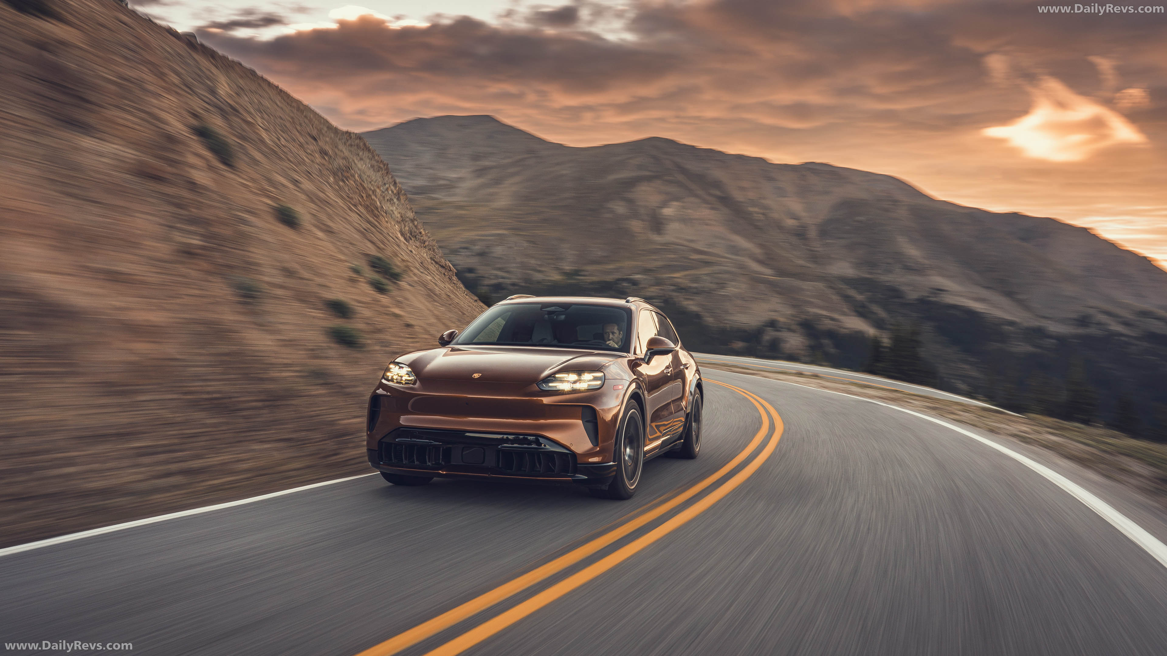 2027 Porsche Cayenne Electric E4 US Version Front View