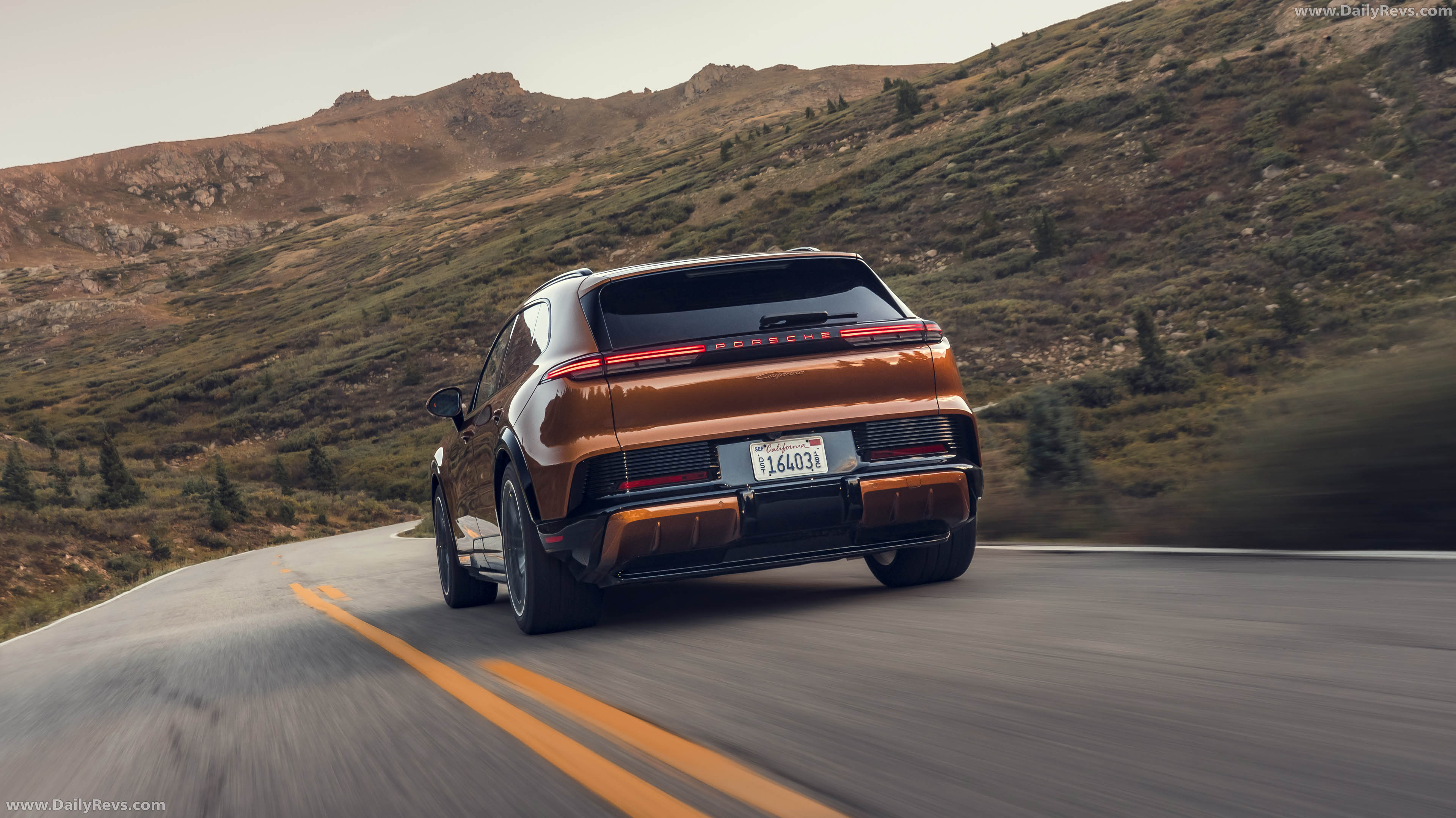 2027 Porsche Cayenne Electric E4 US Version Rear View