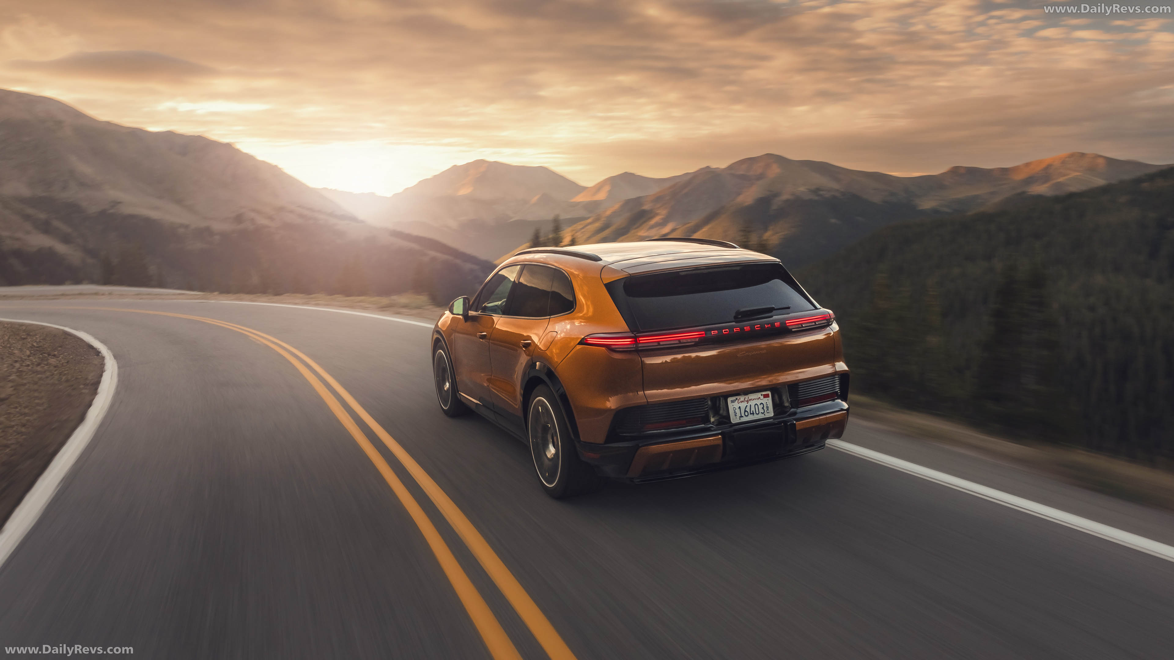 2027 Porsche Cayenne Electric E4 US Version Rear View