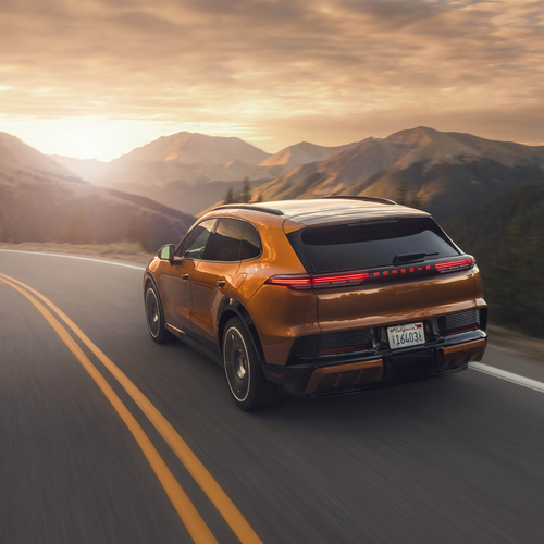 2027 Porsche Cayenne Electric E4 US Version Rear View