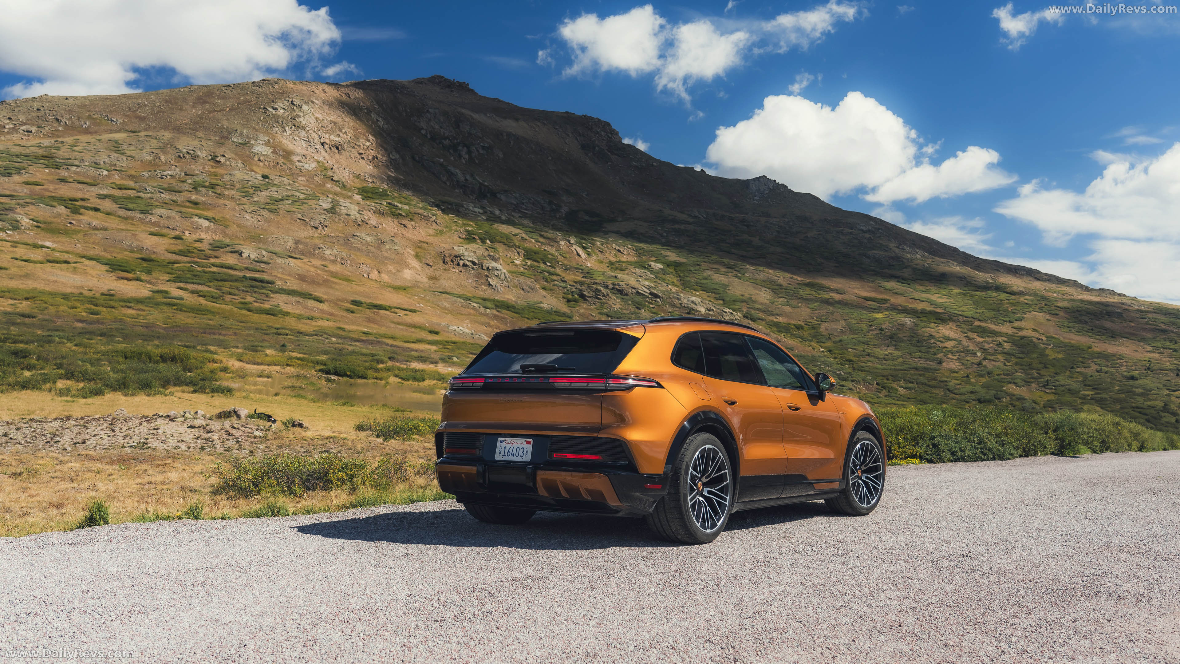 2027 Porsche Cayenne Electric E4 US Version Rear View