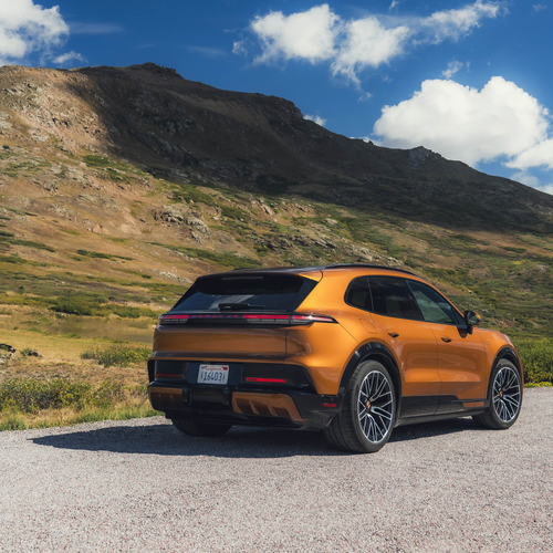 2027 Porsche Cayenne Electric E4 US Version Rear View