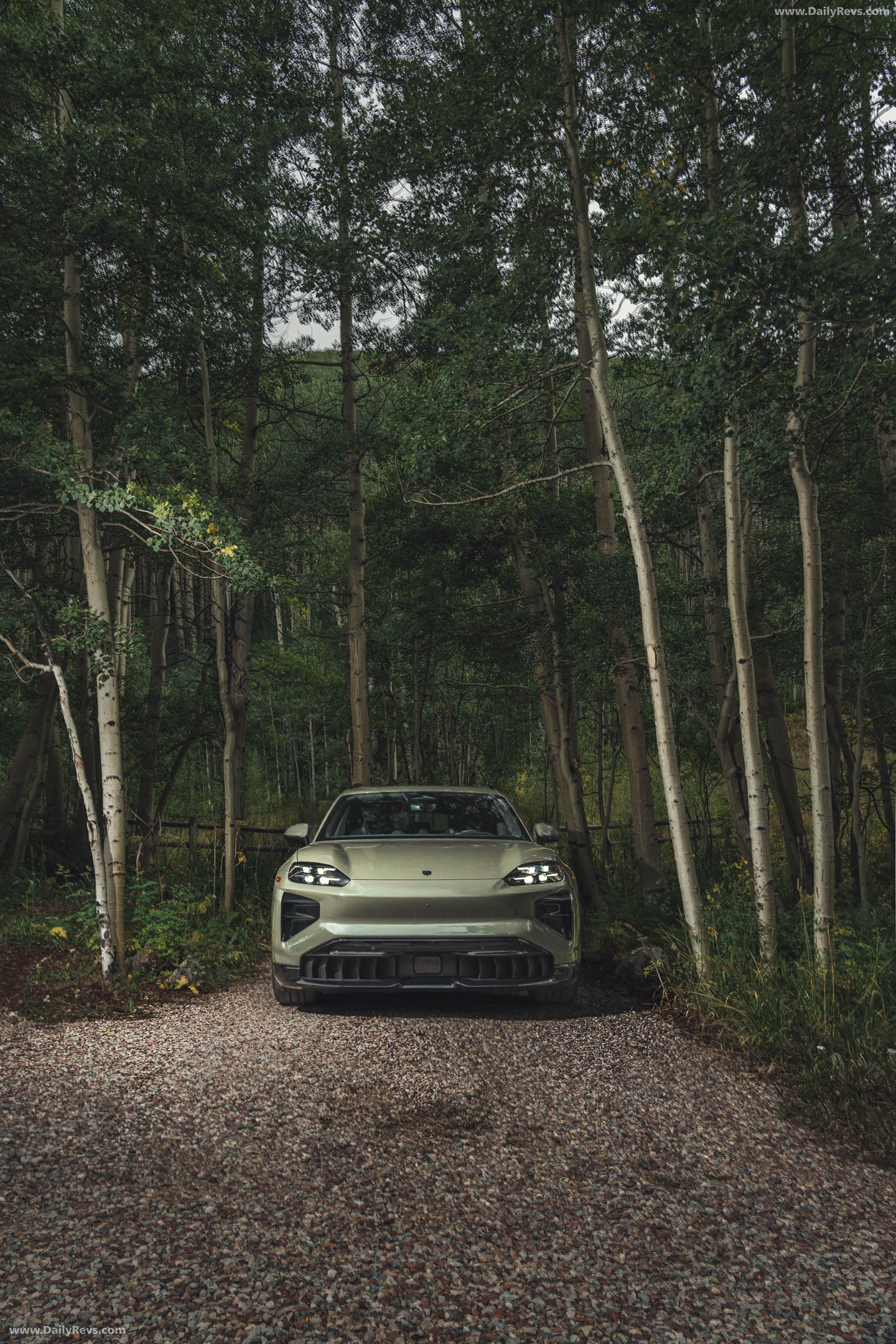 2027 Porsche Cayenne Turbo Electric E4 US Version Front View