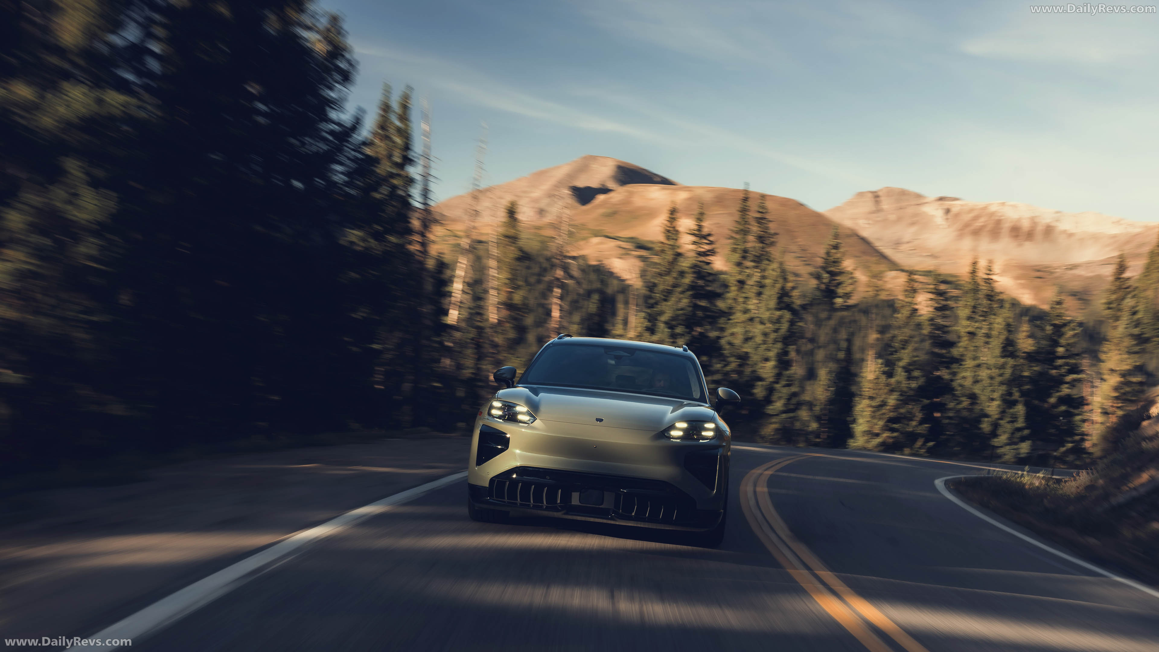 2027 Porsche Cayenne Turbo Electric E4 US Version Front View